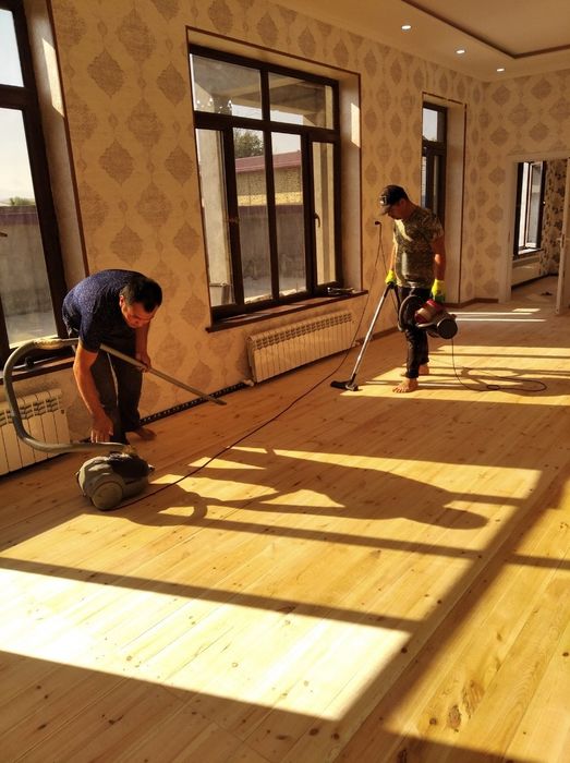 Шлифовка пол паркет