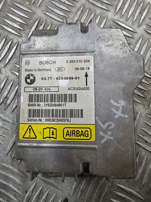 BMW X5M E70 Unitate/modul de comandă airbaguri 0285010254 31920484901T