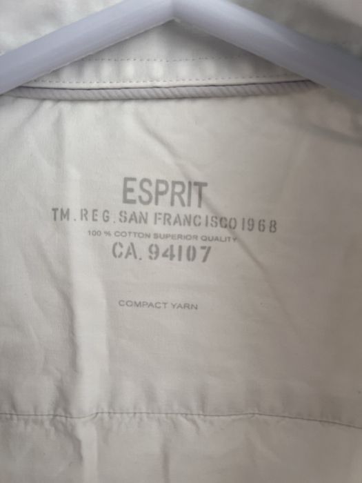 Camasa Esprit autentica, bumbac 100%,alba, size M