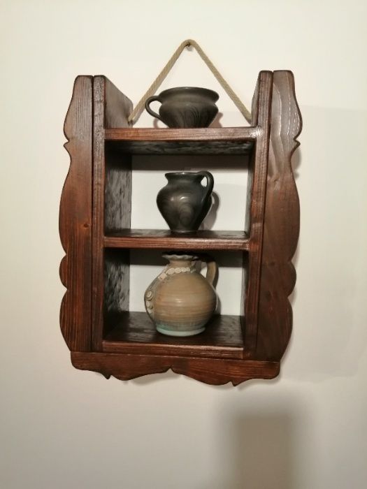 Vand etajera rustica