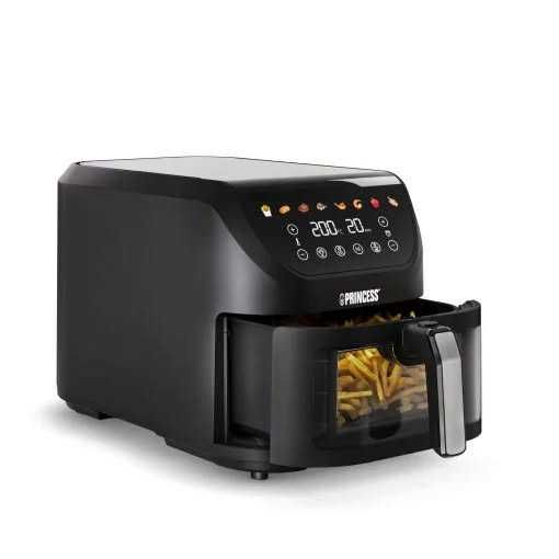 Friteuza cu aer cald Princess SlimFry 8L, 2000W, Digitala, Garantie
