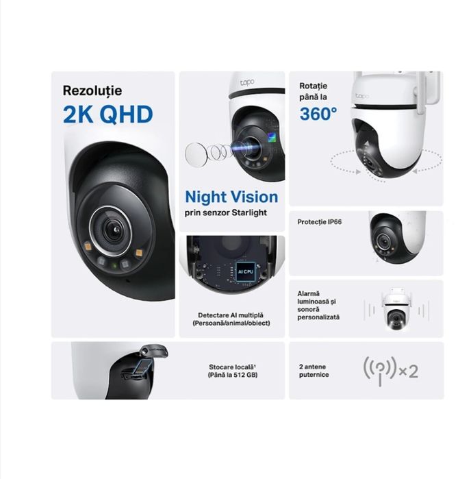 Camera de supraveghere  wireless TAPO C520WS