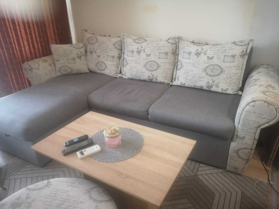 Комплект диван + табуретка