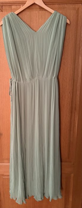 rochie midi plisata - mango
