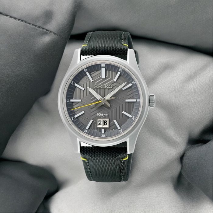 Seiko Big Date Gray Dial Nylon