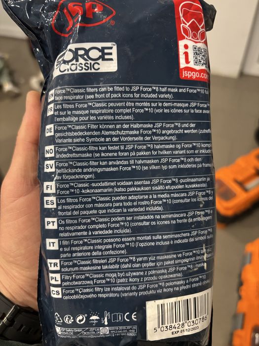 Set 2 filtre de schimb, model A1 P2 R, JSP Force 8 si 10