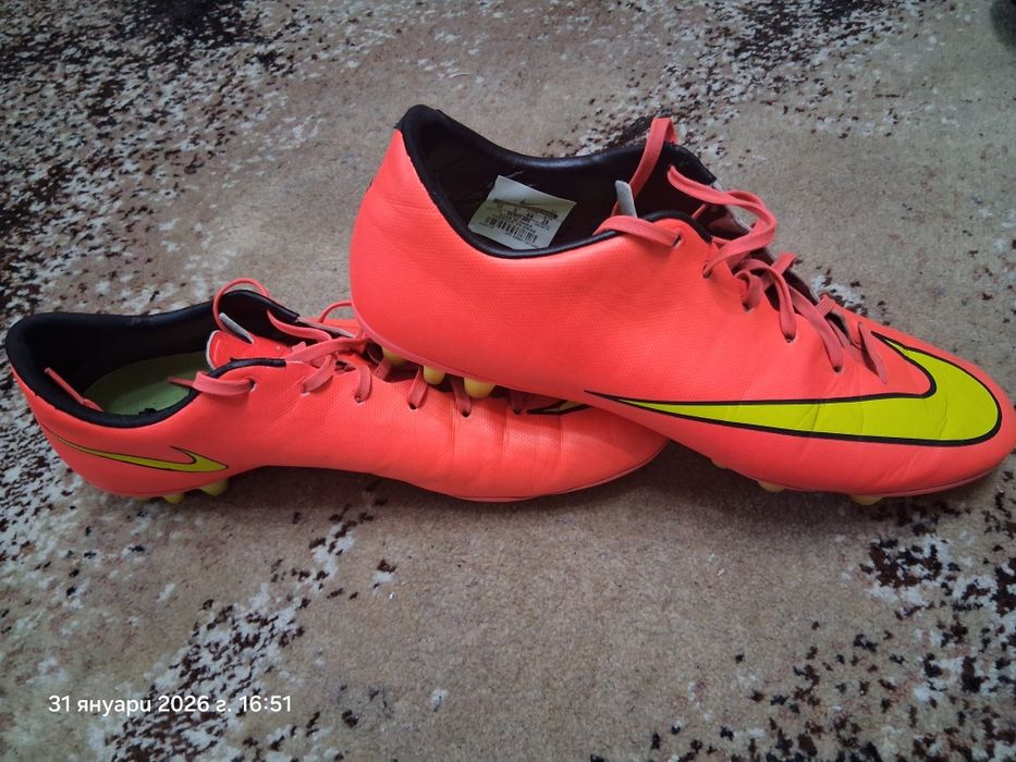 Бутонки Nike Mercurial номер 44 (28 см.)
