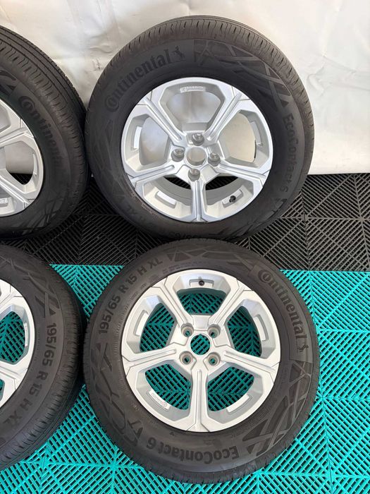 Jante noi cu anvelope vara 195 65 R15 Logan Sandero Dokker Clio DOT24