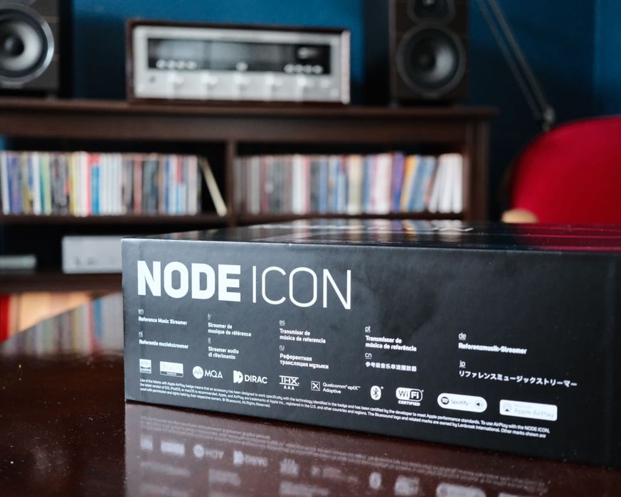 Bluesound NODE ICON стриймър, като нов, пълен комплект