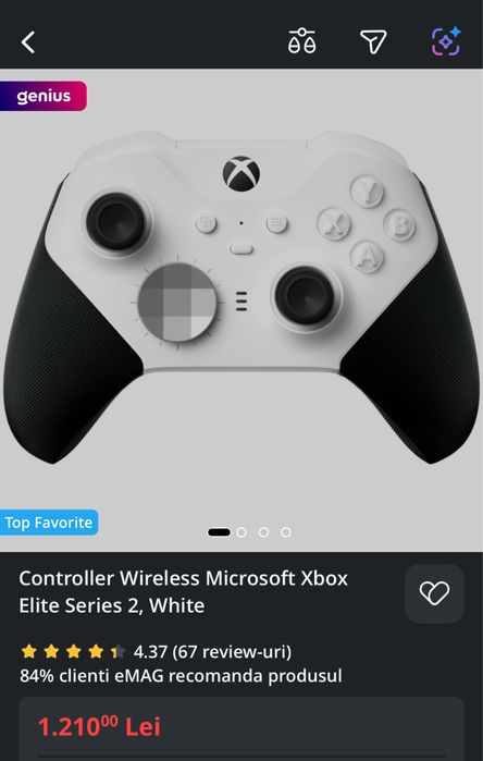 Controller Xbox Elite Series 2 alb *FULLBOX*