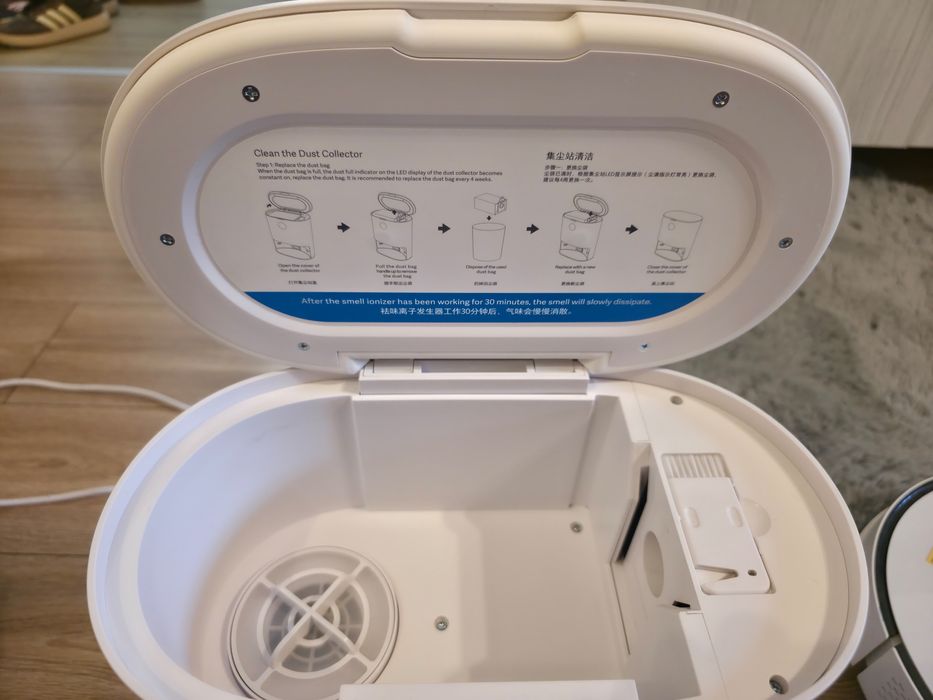 Robot aspirator Roidmi Eve Plus cu stație colectare – aplicație + cartografiere – mop nefuncțional