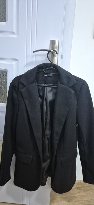 Дамско черно сако, размер S