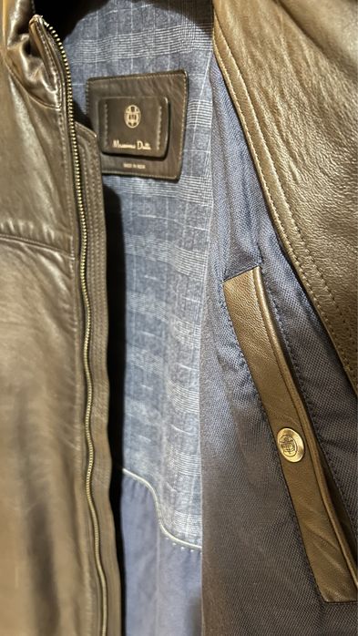 Geaca piele Massimo Dutti NOUA, cu eticheta, marime XL
