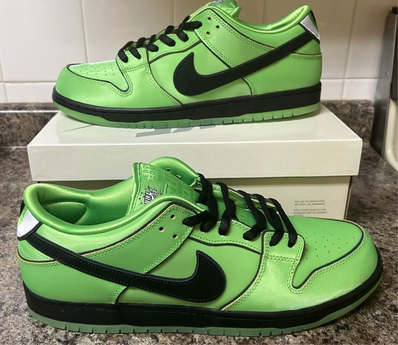Nike SB Dunk Low x Powerpuff Girls Buttercup