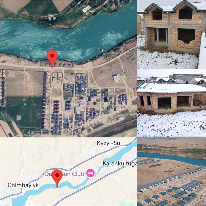 Дача Чарвак! 7-соток 7-комнат. Срочная продажа. Горы,у реки. Евро дом