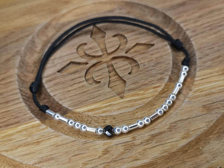 925 сребърни гривни с тайно послание в морзов код