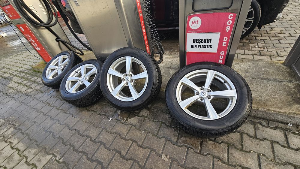 Set jante volvo xc90  + anvelope 235/60/r18 Pirelli Scorpion  iarna