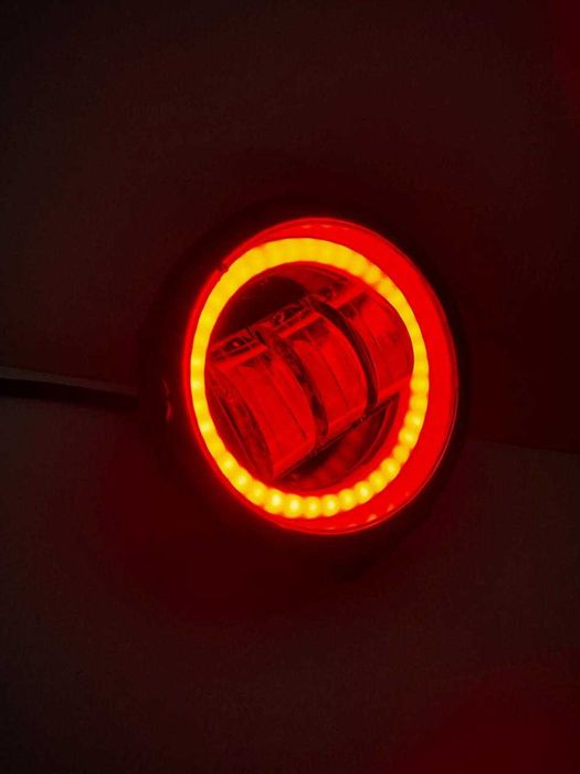 Красные LED фары 30w универсальные