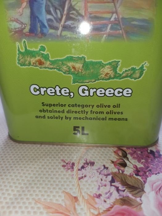 Ulei de măsline bidon metalic 5L