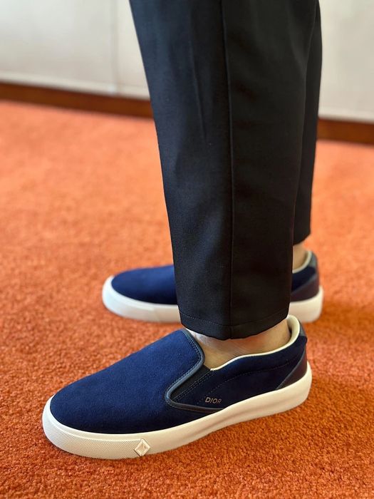 CD Slide Navy/White