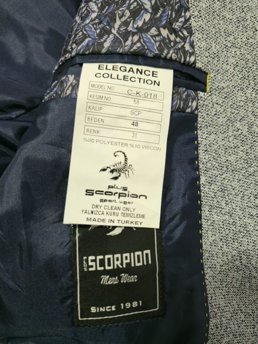 Sacou scorpion gri