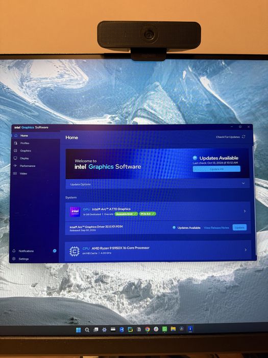 Placa video Intel Arc A770 16GB