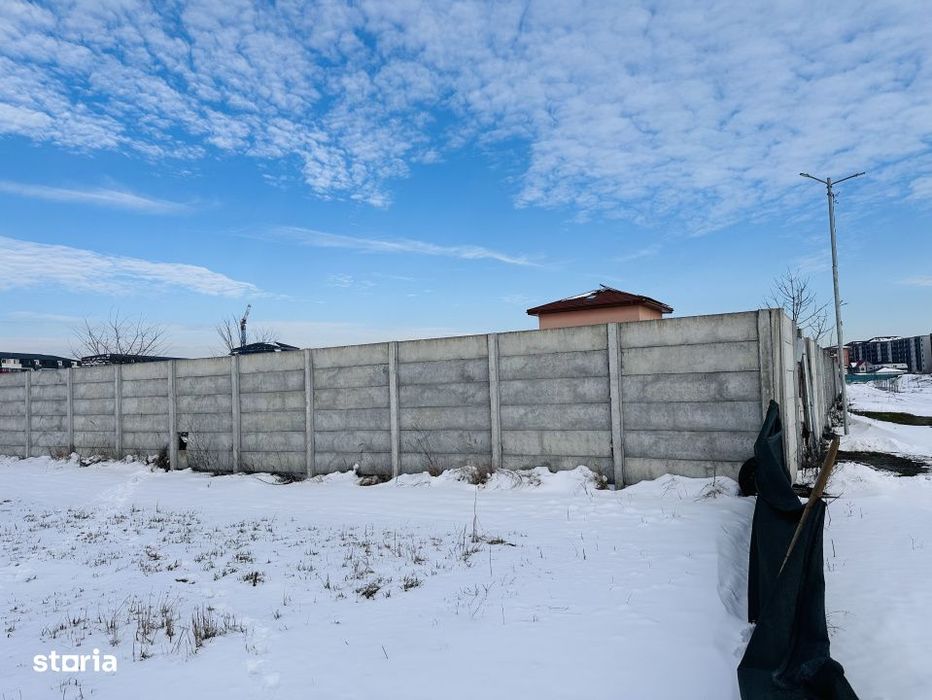 Teren intravilan 600 mp, zona Luceafarului-Stelelor, imprejmuit, Chiaj