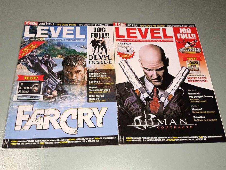 Lot reviste LEVEL an 2004