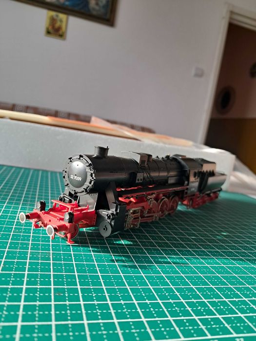 Locomotiva Liliput BR52 DB H0 DC analog fara mufa digitala