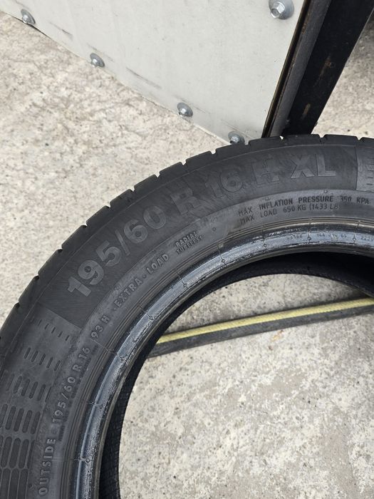 2 Броя 195/60/16 Continental 7,5mm 2023DOT