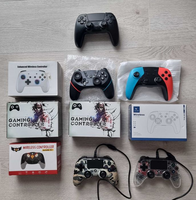 Controllere gaming, manete, gamepad joystick PS4, PC, Nintendo Switch