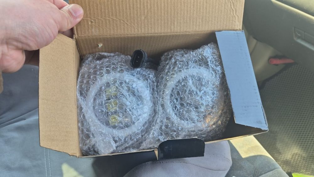 Фары противотуманные led дла Lada granta, Renault duster