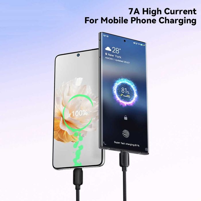 Cablu 3M USB-A la USB-C iPhone OnePlus Oppo Realme Honor Huawei Vivo