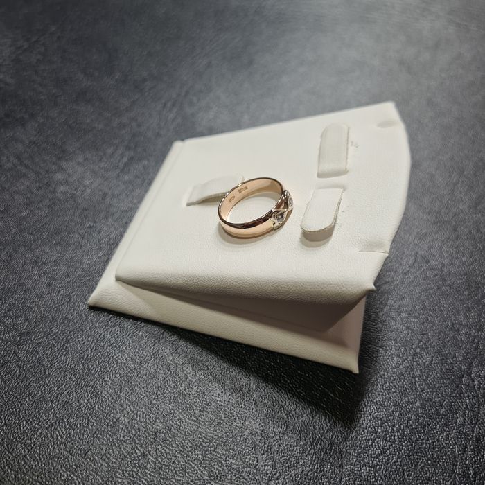 Кольцо Золотое Обручалка с Бриллиантами