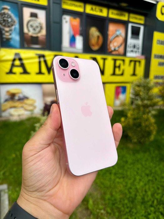 iPhone 15 / 128GB / Roz / Baterie 100%  - Impecabil