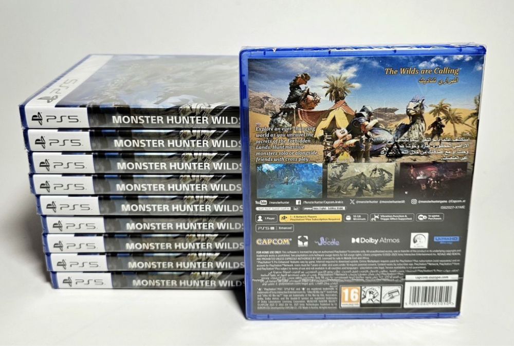PS5 Monster Hunter Wilds (запечатанные)
