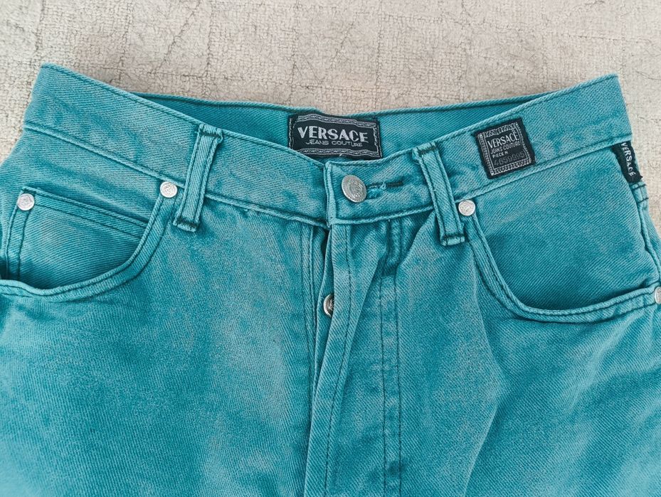 Дамски къси дънки Версаче