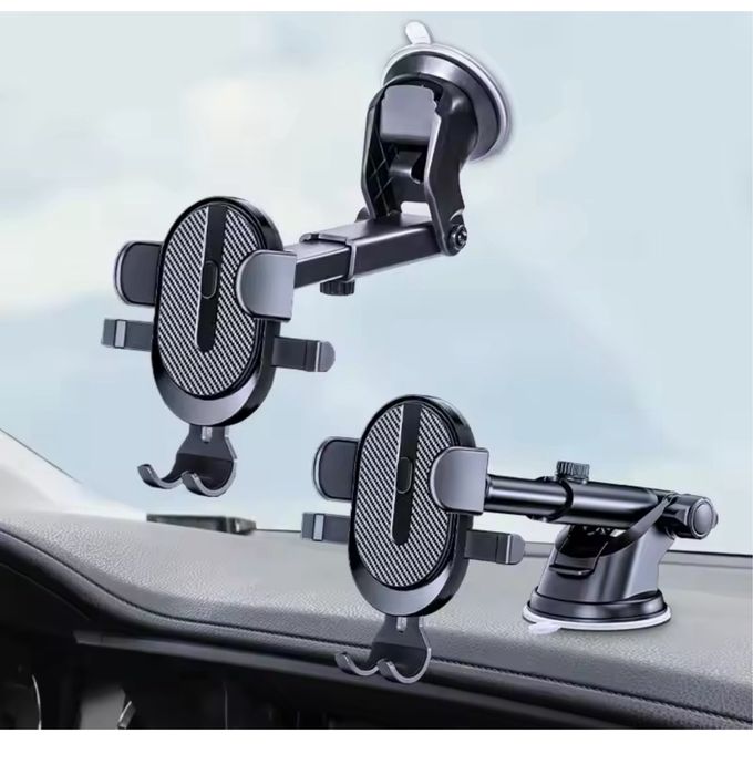 Suport Telefon Gravitatie Prelungire cu Ventuza/Adeziv