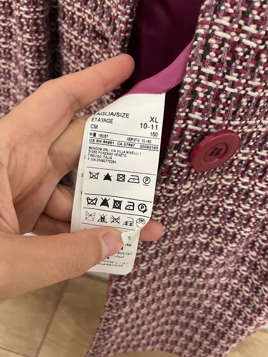 Стильное пальто для девочки