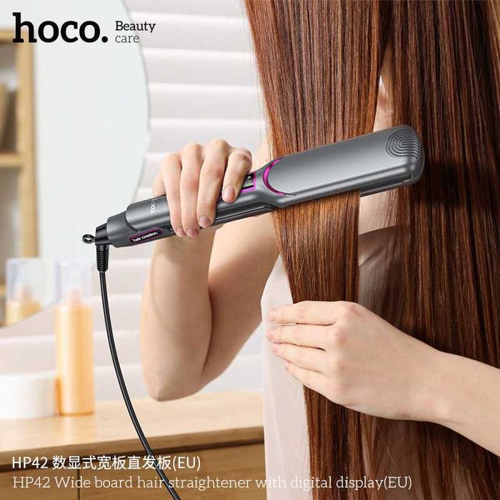 Hoco HP42 Выпрямитель для Волос с Широкой Доской и дисплеем EN Dyson