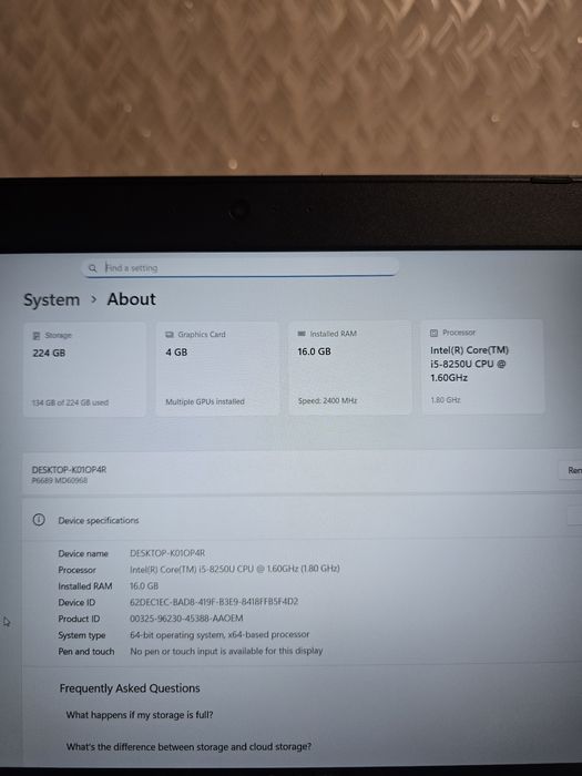 Геймърски лаптоп Medion Erazer