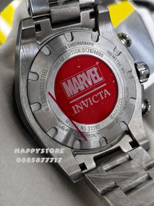 INVICTA Marvel Black Panther Limited edition 48 mm, Инвикта нов мъжки часовник