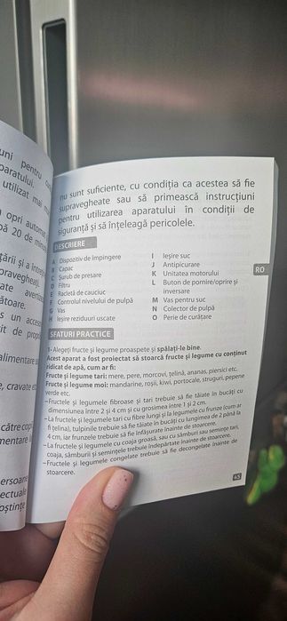 Storcator de fructe si legume cu melc,Tefal ZC15, 150 W, 0.8 l, Negru