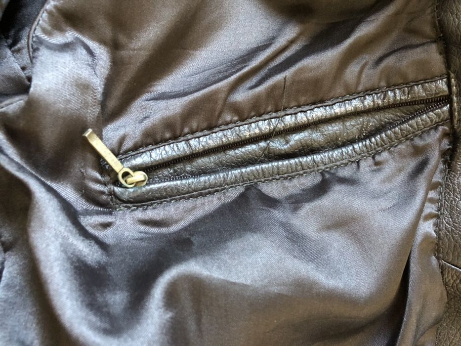 Geaca Piele Naturala Barbati GATSBY Model Simplu Cu Guler | Marime L