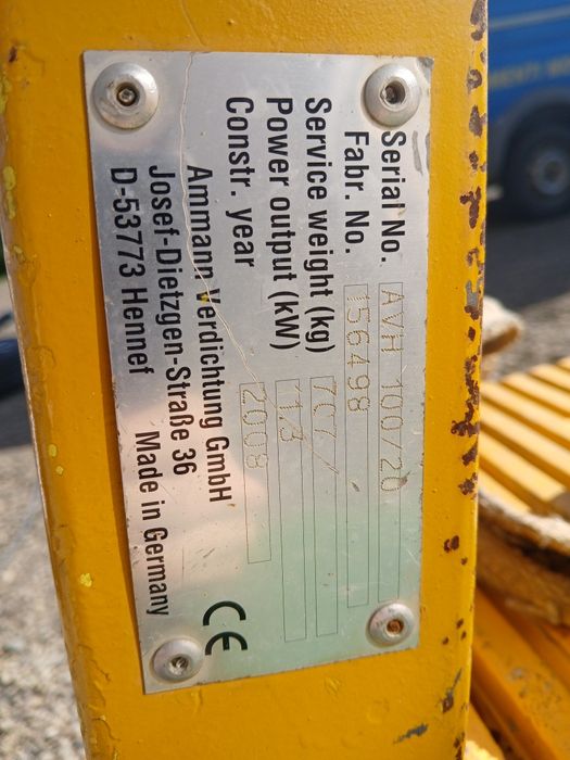 Talpă compactare Ammann AHV 100/20