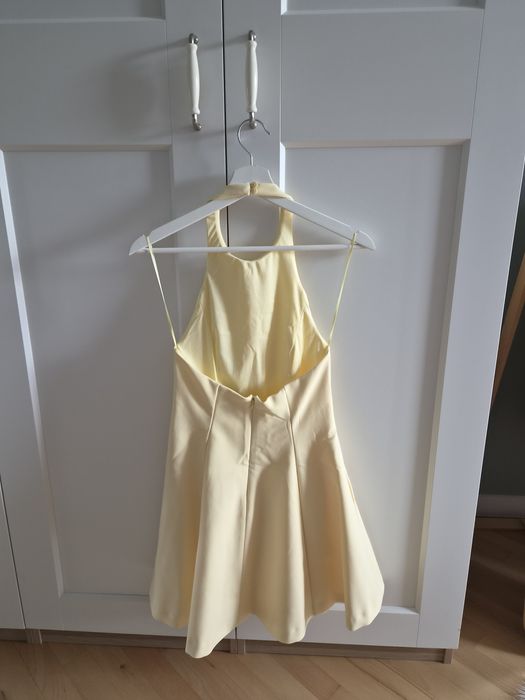 Светложълта лятна рокля Zara
