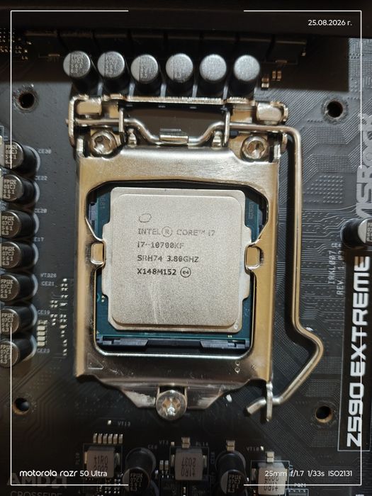 Дъно ASrock Z 590 Extreme+процесор i7 10700kf
