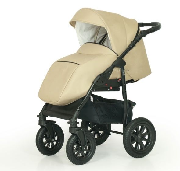 Cărucior Krausman 3 in 1 Jet Beige Black - testat ADAC