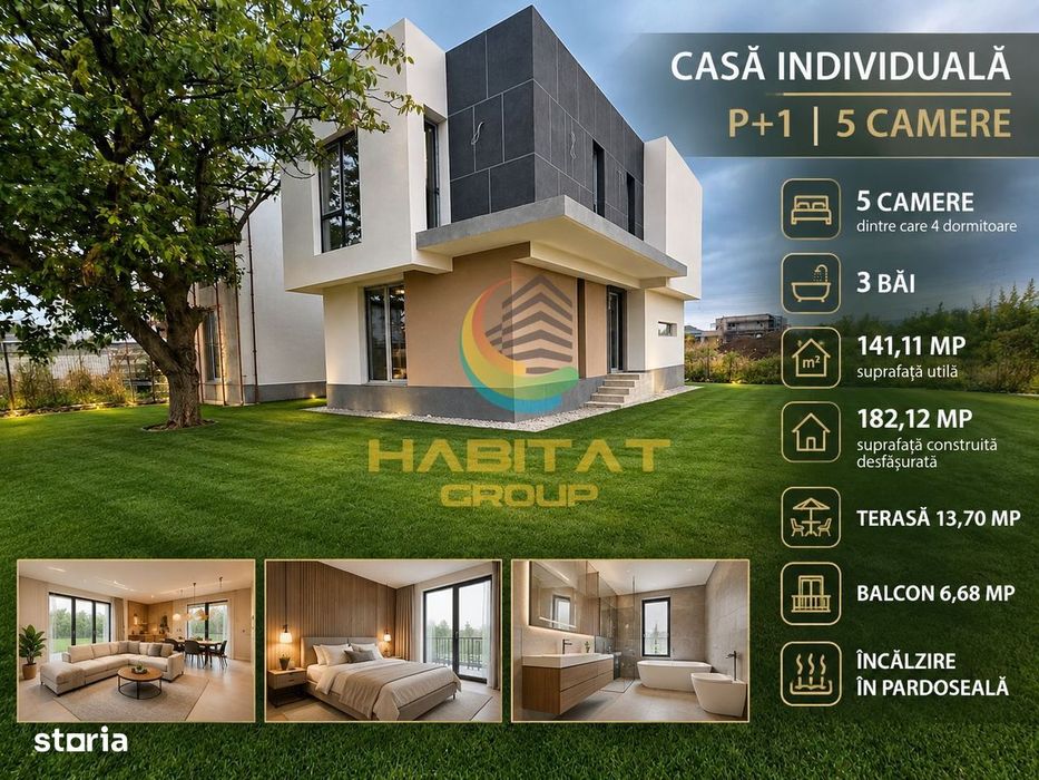 Vânzare Casa / Vila 5 camere | 141 mp | Popești Leordeni