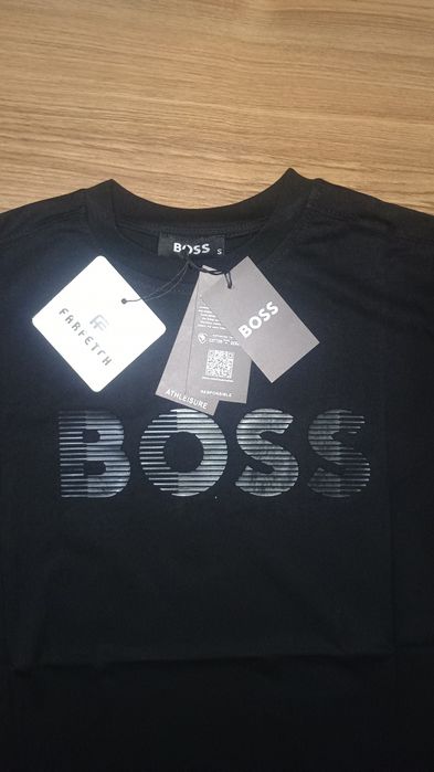 Tricou bărbați Boss negru